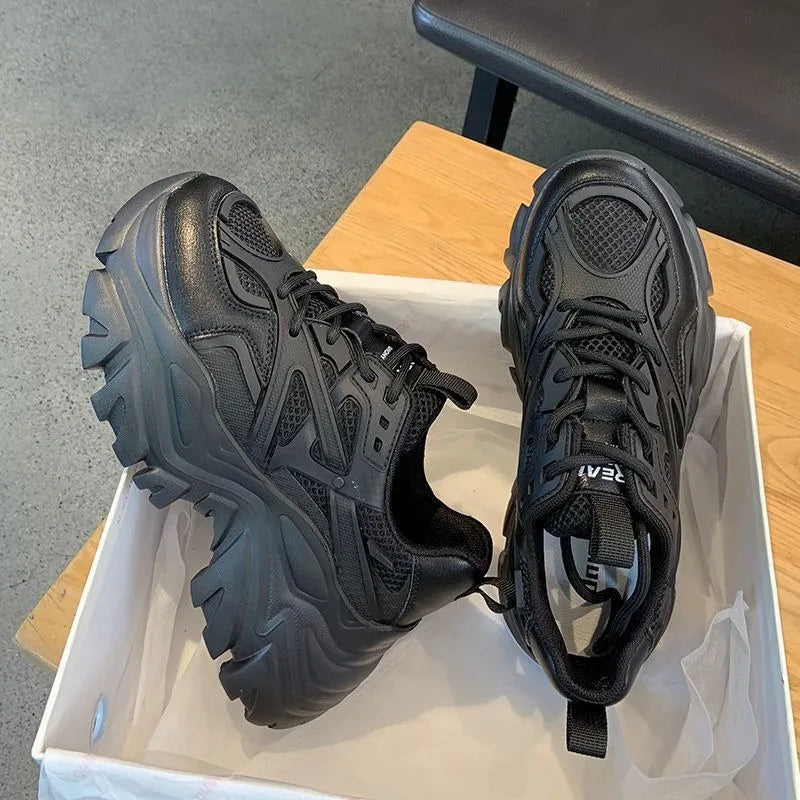 Zapatos deportivos de plataforma a la moda para mujer