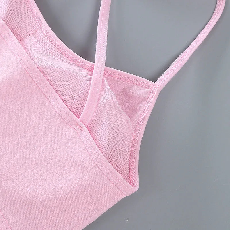 Top/Bralette de Entrenamiento – Algodón Suave
