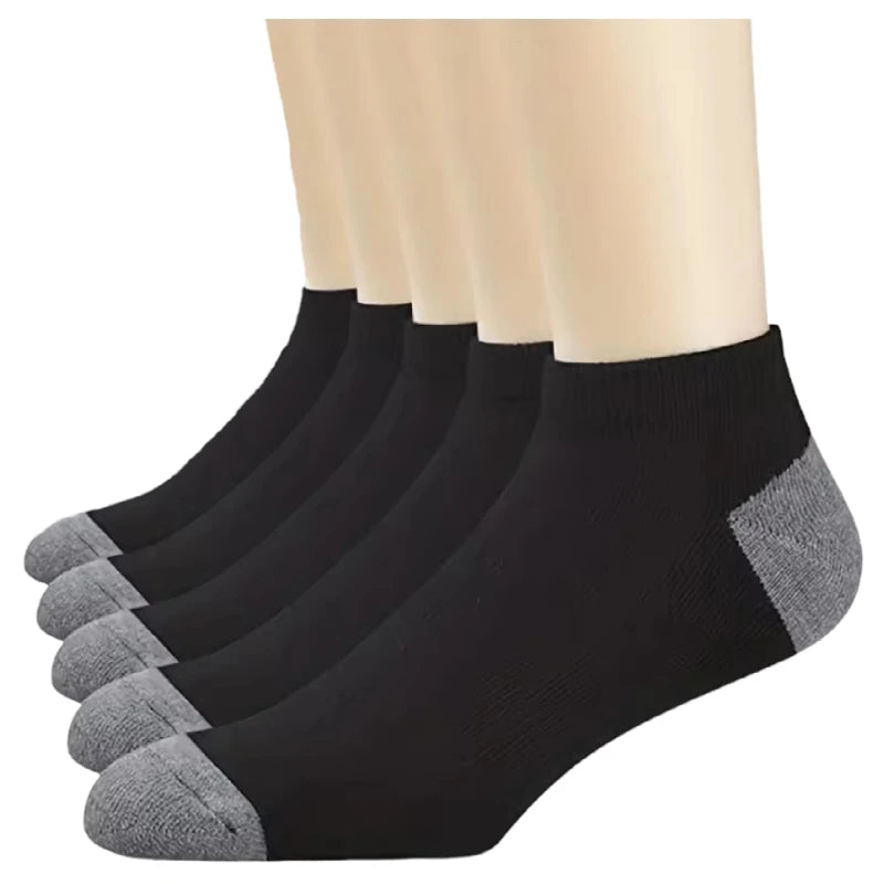 Par de Calcetines Tobilleros de Algodón para Hombre – Pack de 5 Pares
