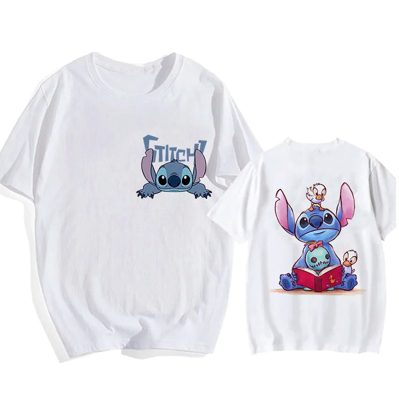 Camiseta Casual MINISO – Estampado de Dibujos Animados, Cómoda y Ligera 👚✨