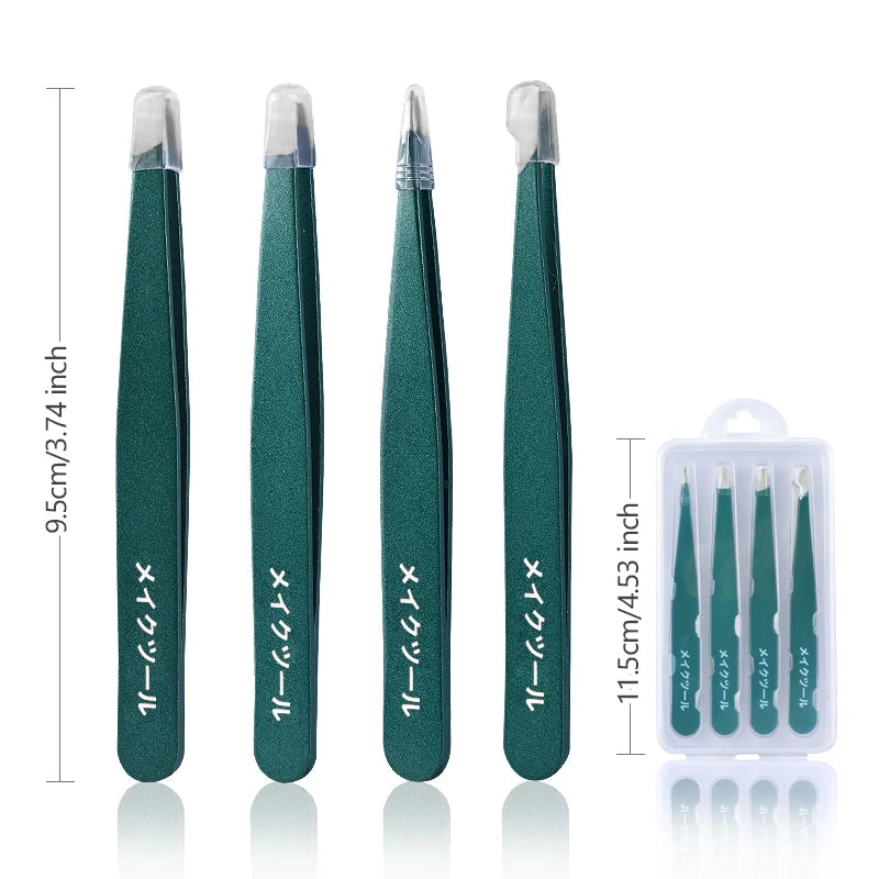 Set de 2, 4 o 6 Piezas de Herramientas de Belleza para Cejas