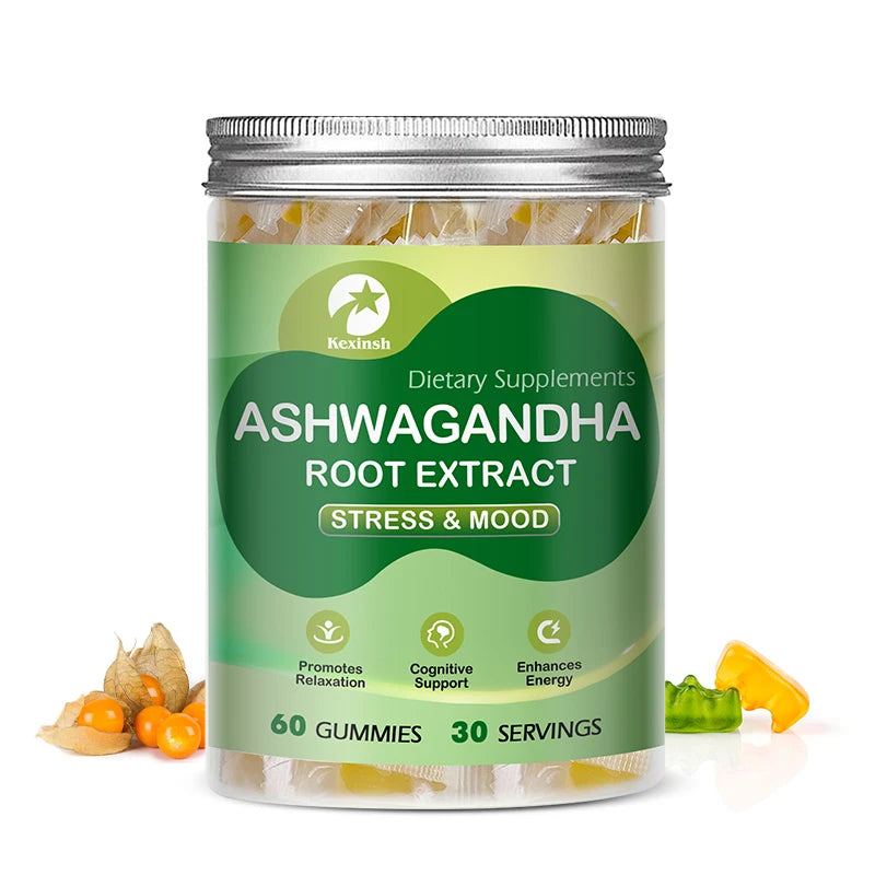 Gummies de Ashwagandha Kexinsh con KSM66 y Vitamina D