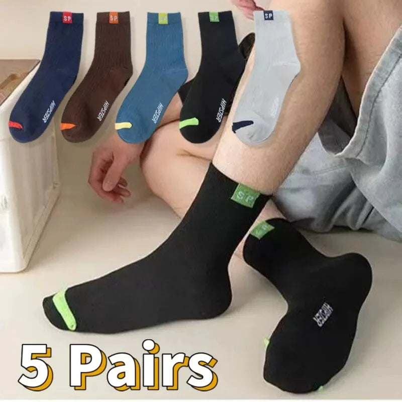 Par de Calcetines Tobilleros de Algodón para Hombre – Pack de 5 Pares