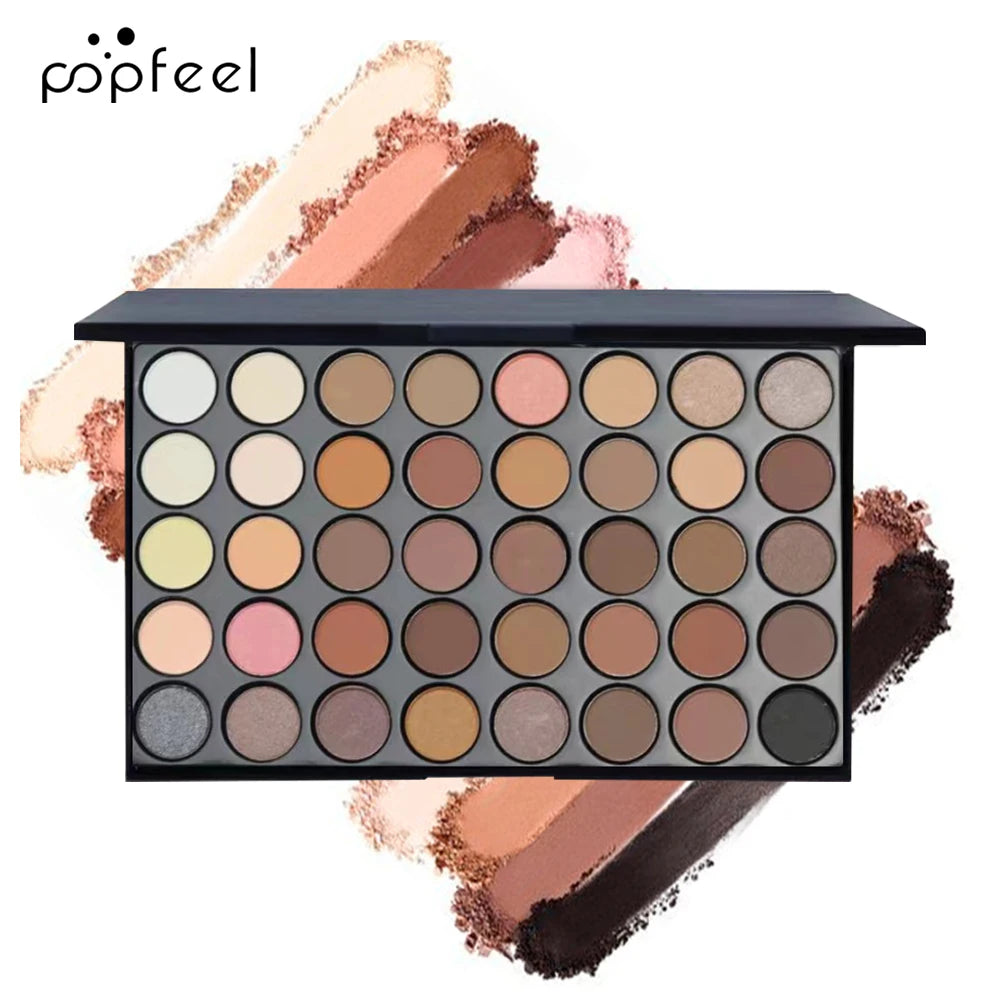 Set de Maquillaje Popfeel – Paleta de Sombras, Delineador, Máscara y Lápiz de Cejas