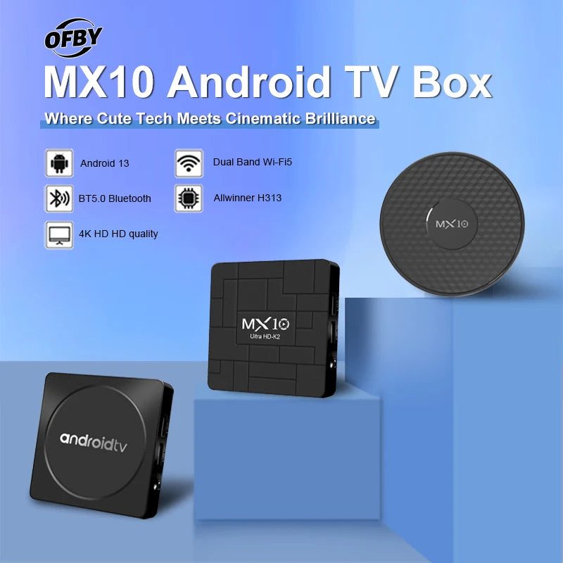 MX10 TV Stick Android 1080P – Streaming Full HD con Control Remoto