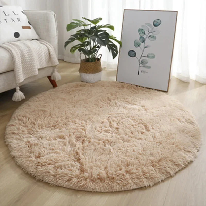 Alfombra de Felpa Suave – 5cm Plush para Hogar y Dormitorio