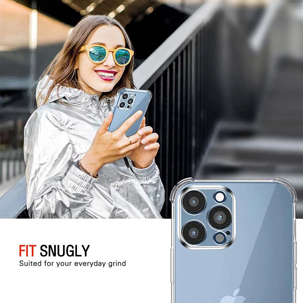 Funda Transparente de Cobertura Total para iPhone