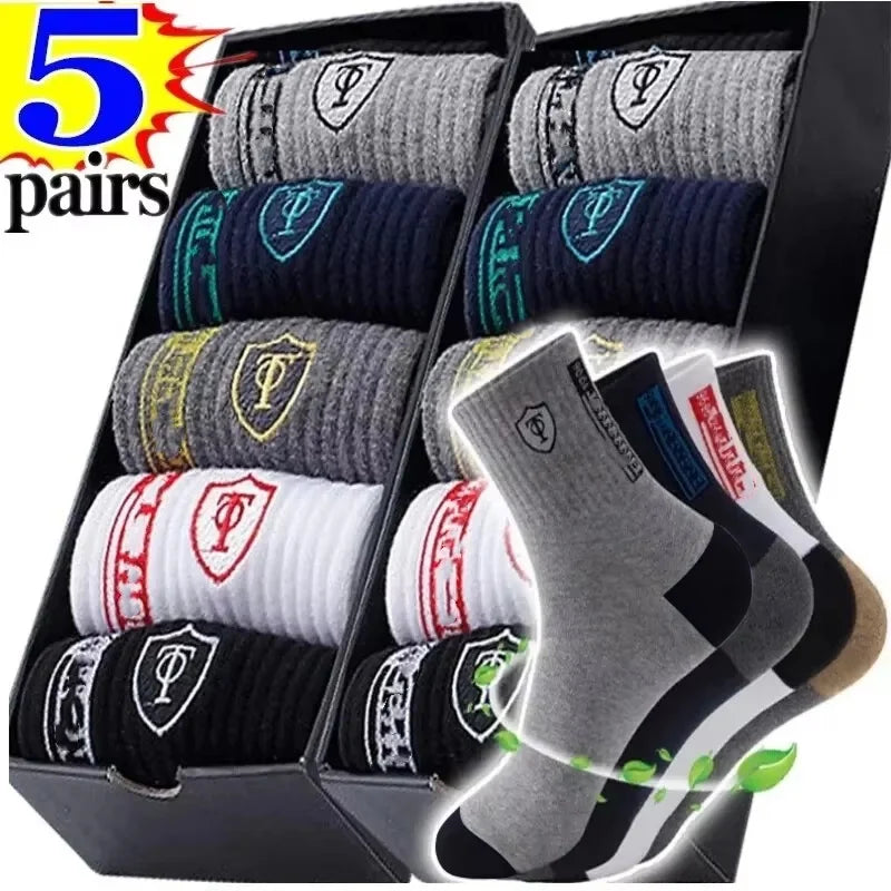 Par de Calcetines Tobilleros de Algodón para Hombre – Pack de 5 Pares