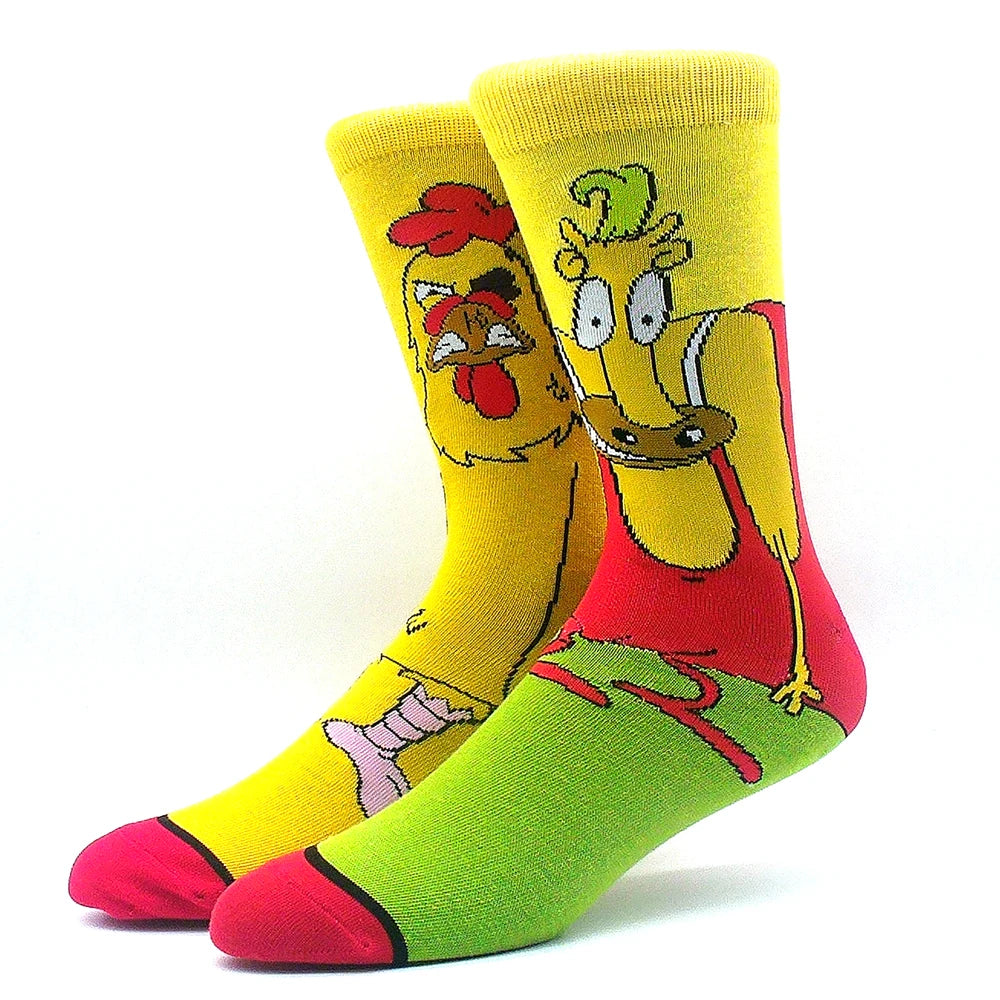 Medias Disney – Algodón Casual de Tubo Medio 🧦