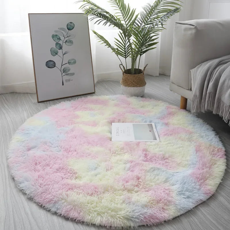 Alfombra de Felpa Suave – 5cm Plush para Hogar y Dormitorio