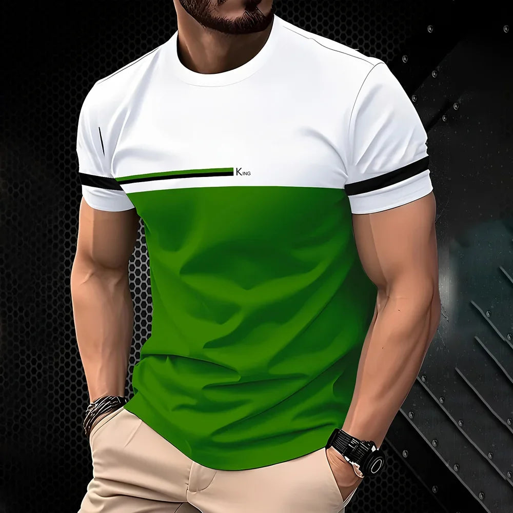 Camiseta Casual de Hombre – Ligera y Transpirable