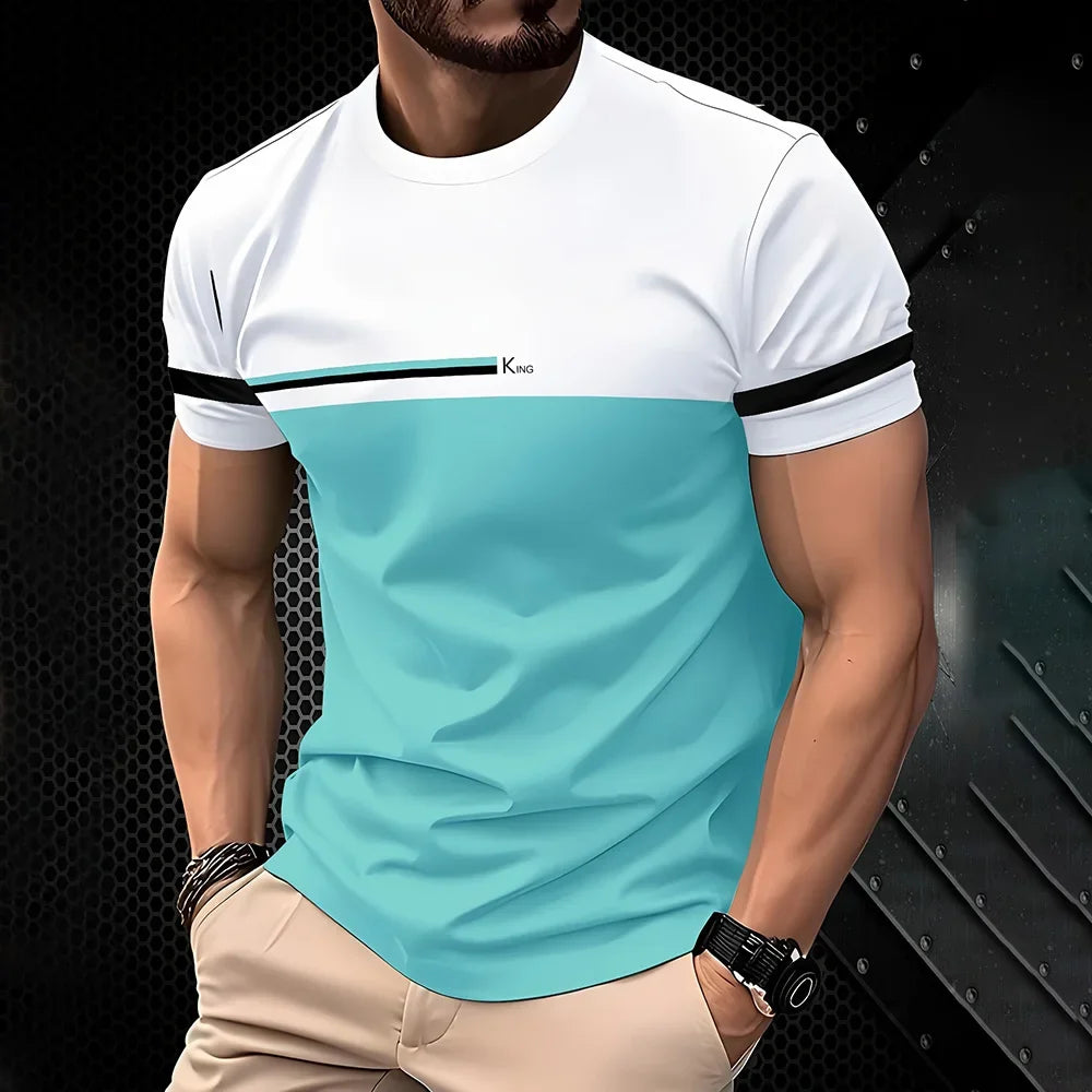 Camiseta Casual de Hombre – Ligera y Transpirable