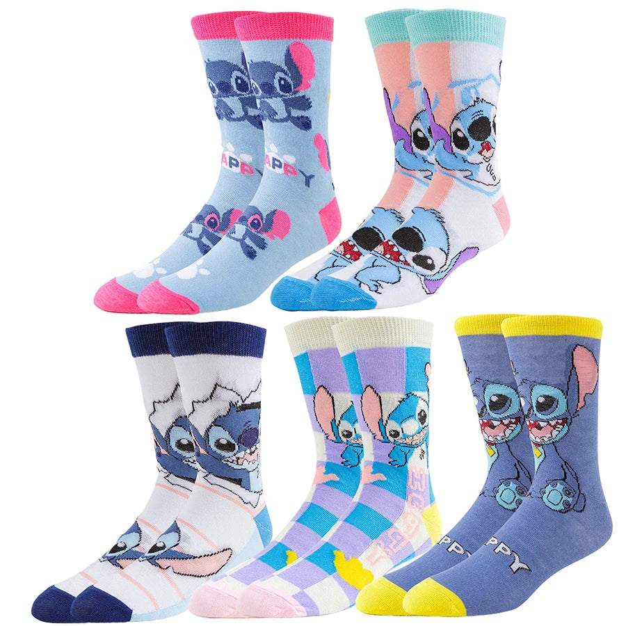 Set de 5/6 Pares de Calcetines Miniso Disney Lilo & Stitch