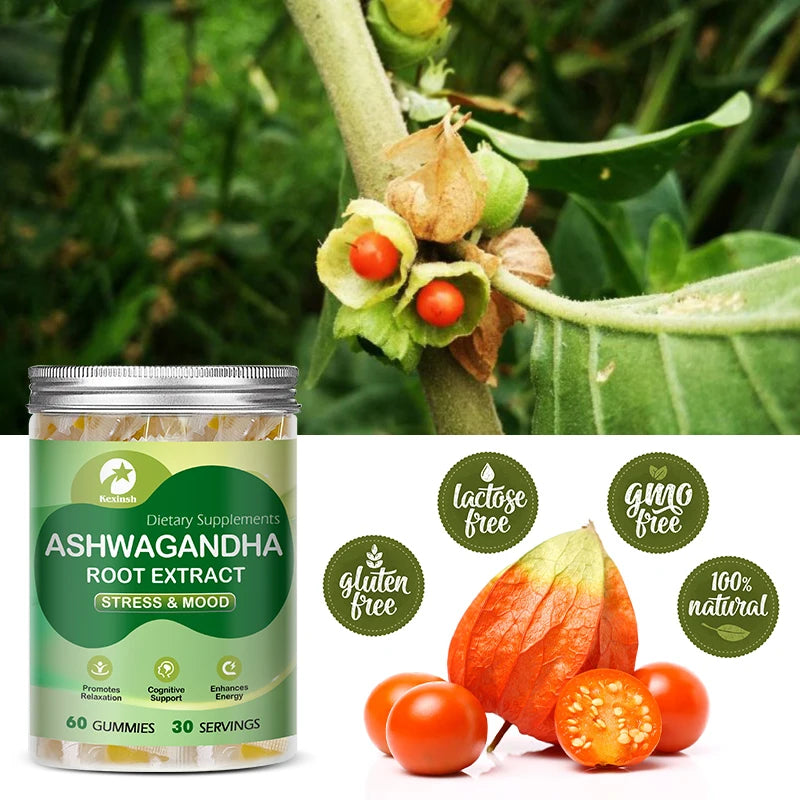 Gummies de Ashwagandha Kexinsh con KSM66 y Vitamina D