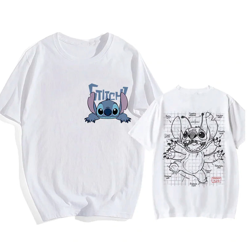 Camiseta Casual MINISO – Estampado de Dibujos Animados, Cómoda y Ligera 👚✨