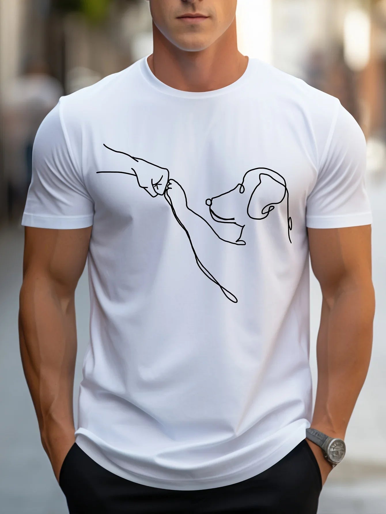 Camiseta Ligera de Hombre – Transpirable y Casual para Verano 👕☀️