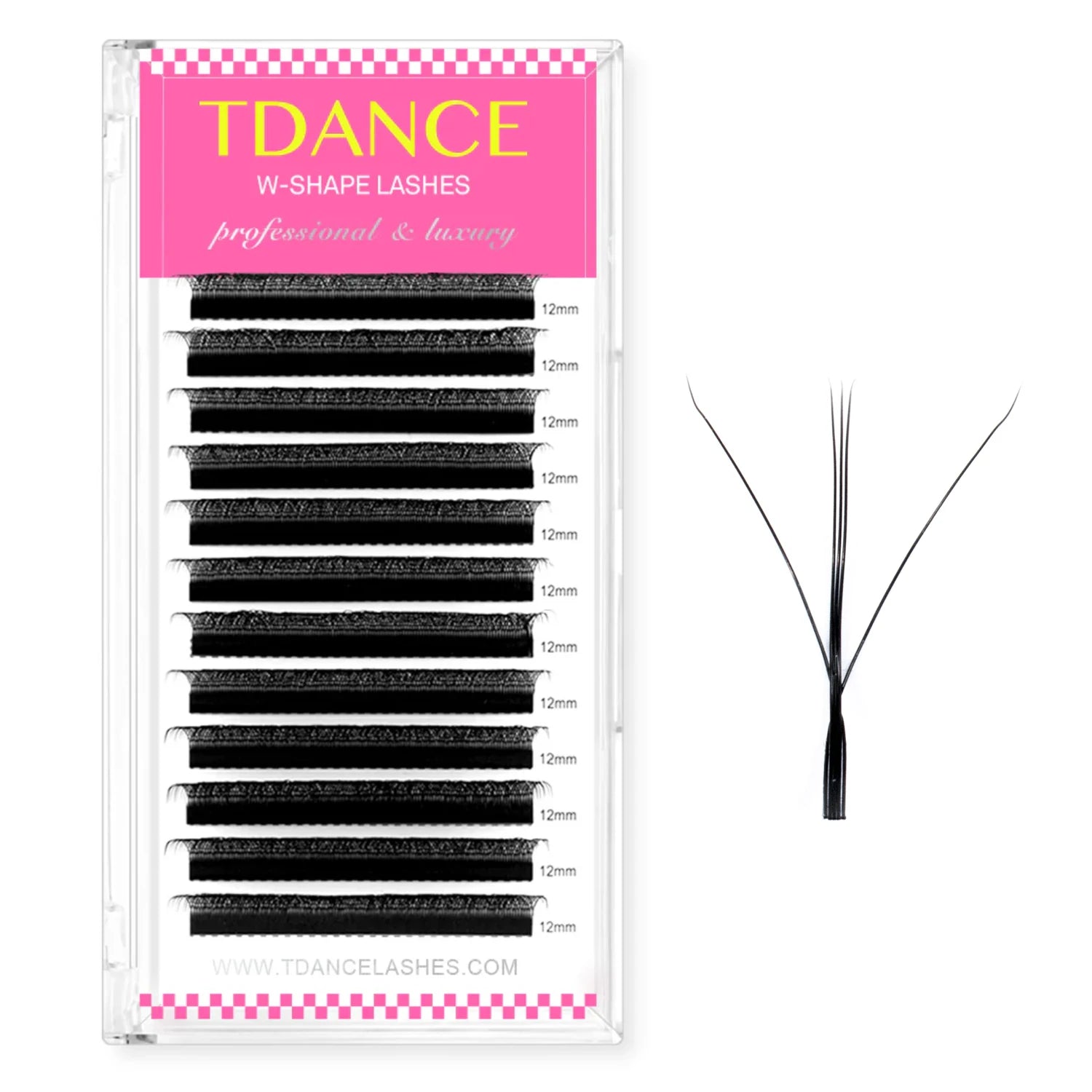 Pestañas Postizas 3D TDANCE – Pelo de Mink, Estilo Natural Largo