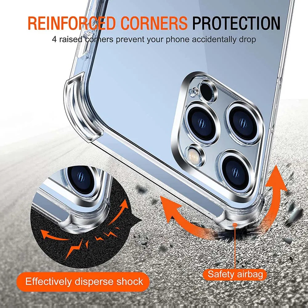 Funda Transparente de Cobertura Total para iPhone