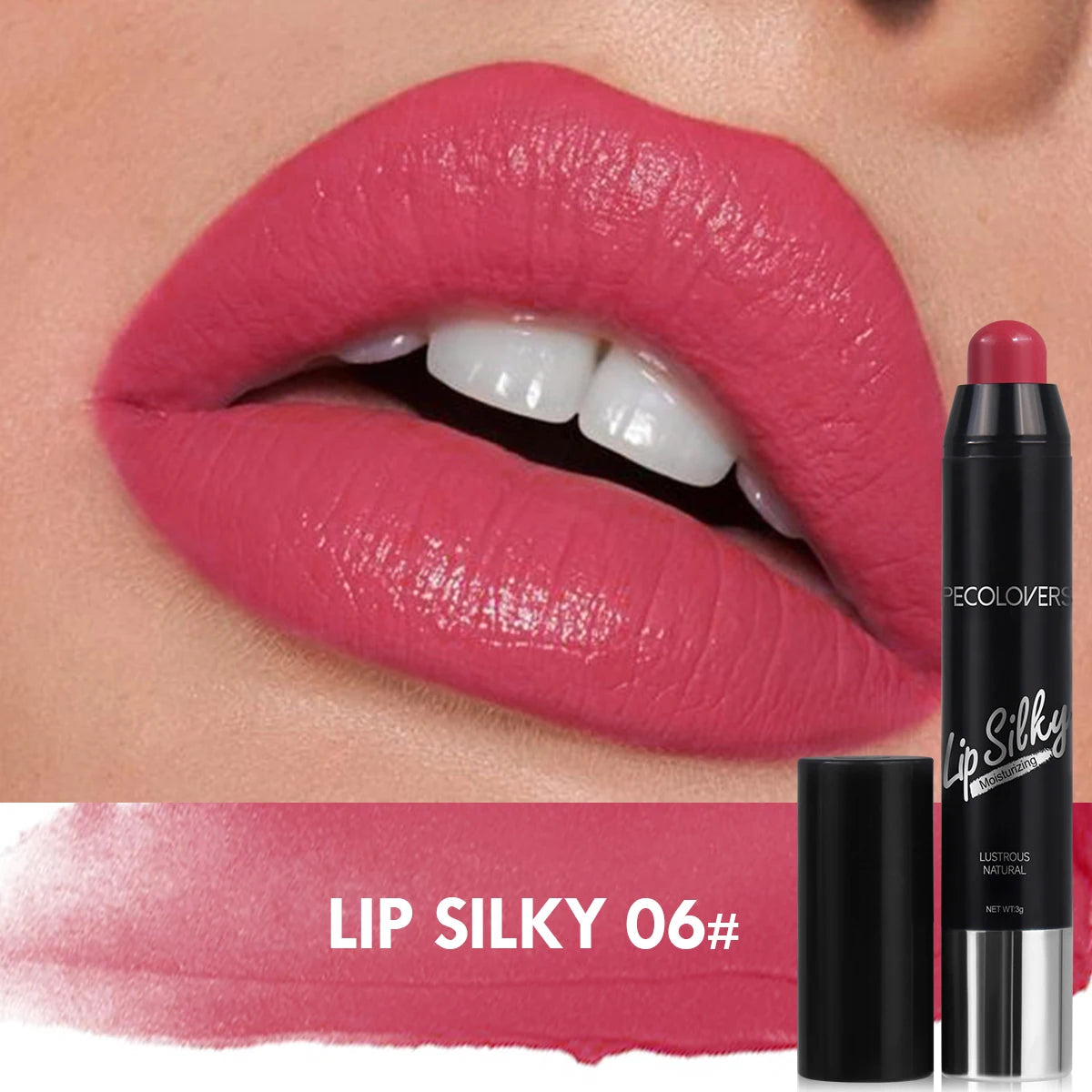 Lápiz Labial Mate Resistente al Agua – Long-lasting Matte Lipstick