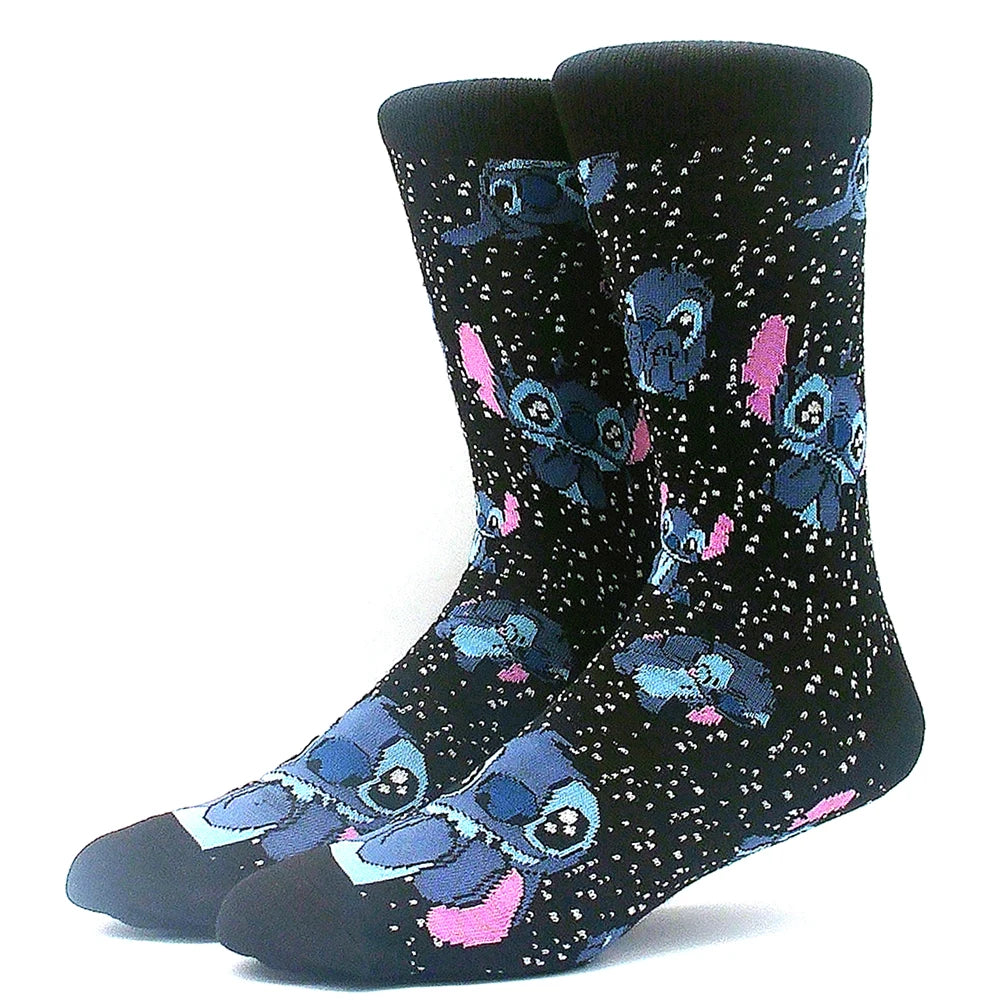 Medias Disney – Algodón Casual de Tubo Medio 🧦