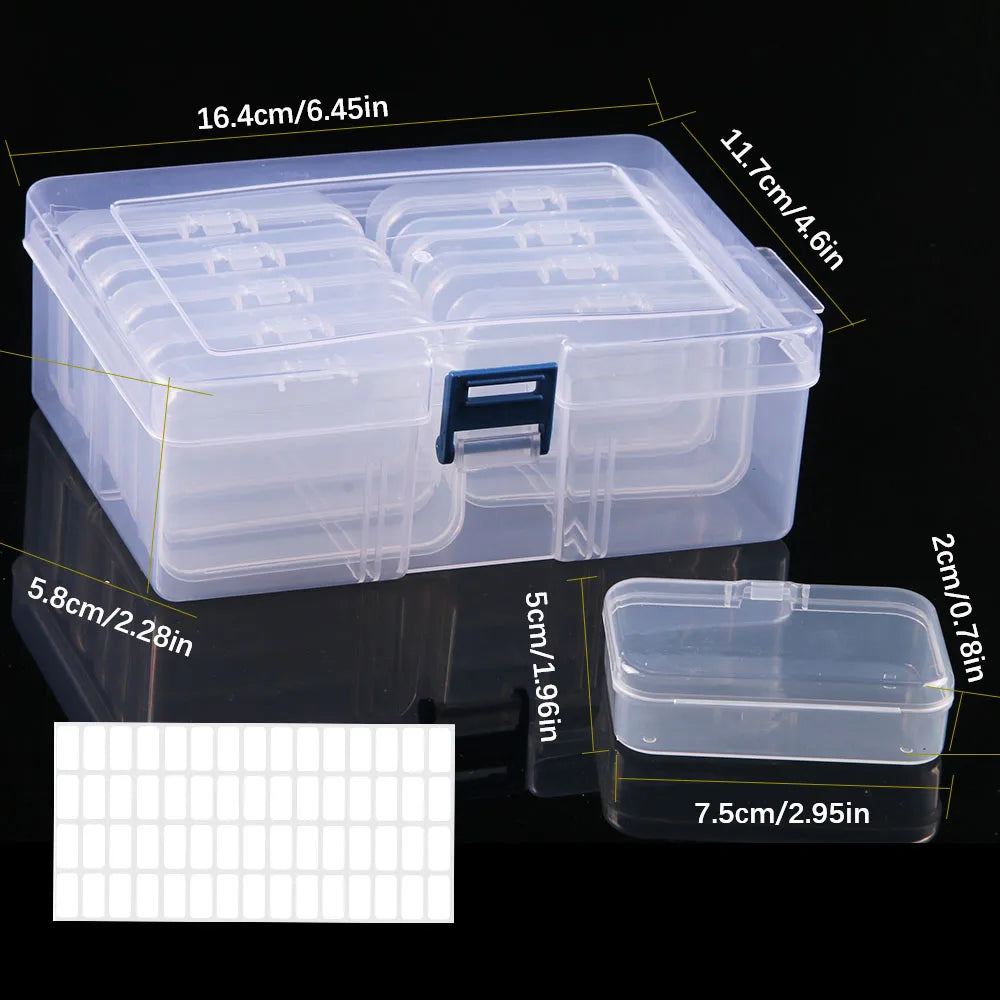 Caja Organizadora Plástica para Manualidades y Accesorios