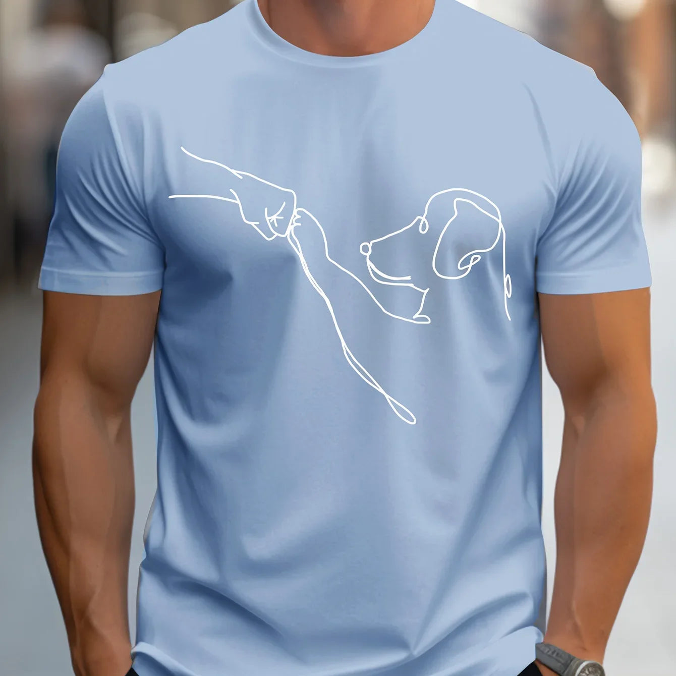 Camiseta Ligera de Hombre – Transpirable y Casual para Verano 👕☀️