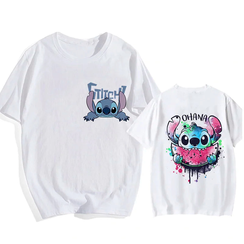 Camiseta Casual MINISO – Estampado de Dibujos Animados, Cómoda y Ligera 👚✨