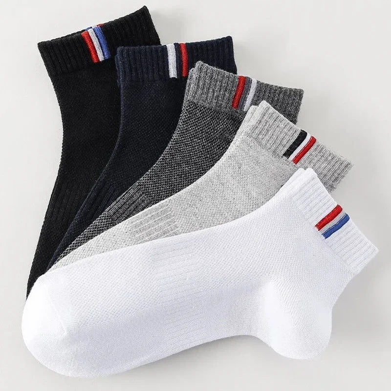 Medias Casuales NoEnName_Null – Tobillo Bajo (Pack 5) 🧦