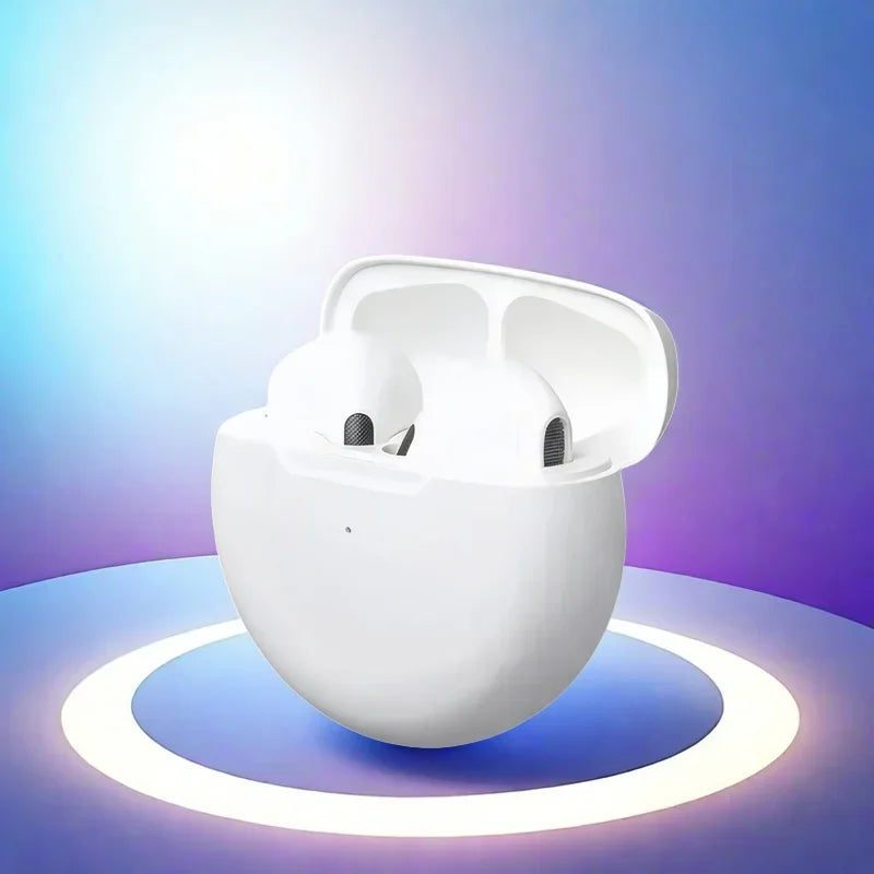 Auriculares Bluetooth Pro 6 TWS Inalámbricos con Cancelación Activa de Ruido y Micrófono