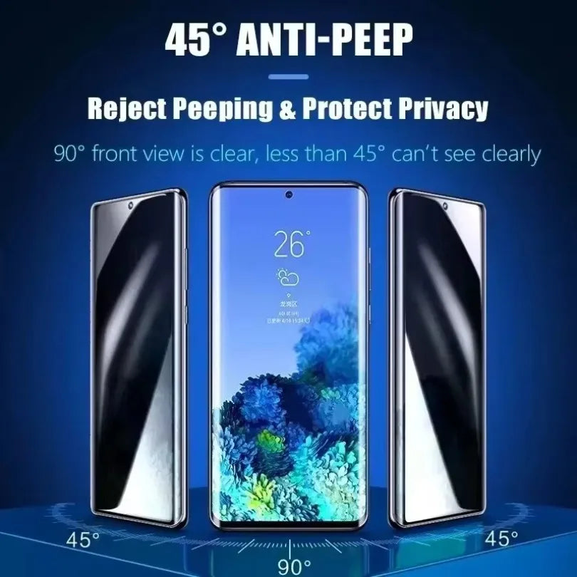 Protector de Pantalla de Hidrogel Antiespía para Samsung – Pack de 4 Unidades