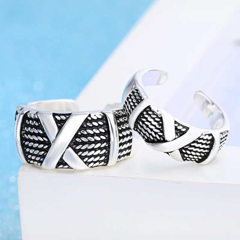 Anillos de Pareja con Diamantes y Moissanita en Plata de Ley 925