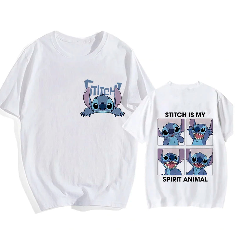 Camiseta Casual MINISO – Estampado de Dibujos Animados, Cómoda y Ligera 👚✨