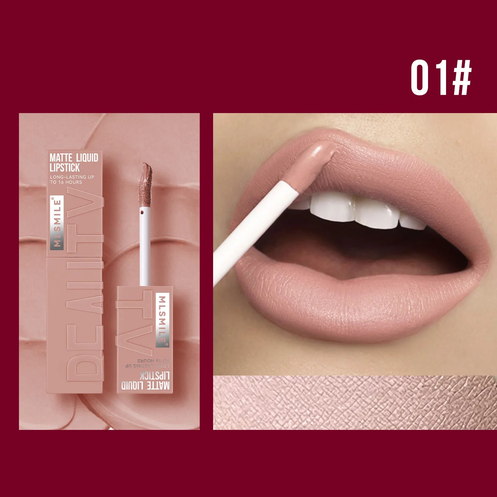 MLSMILE – Brillo labial de 6 colores