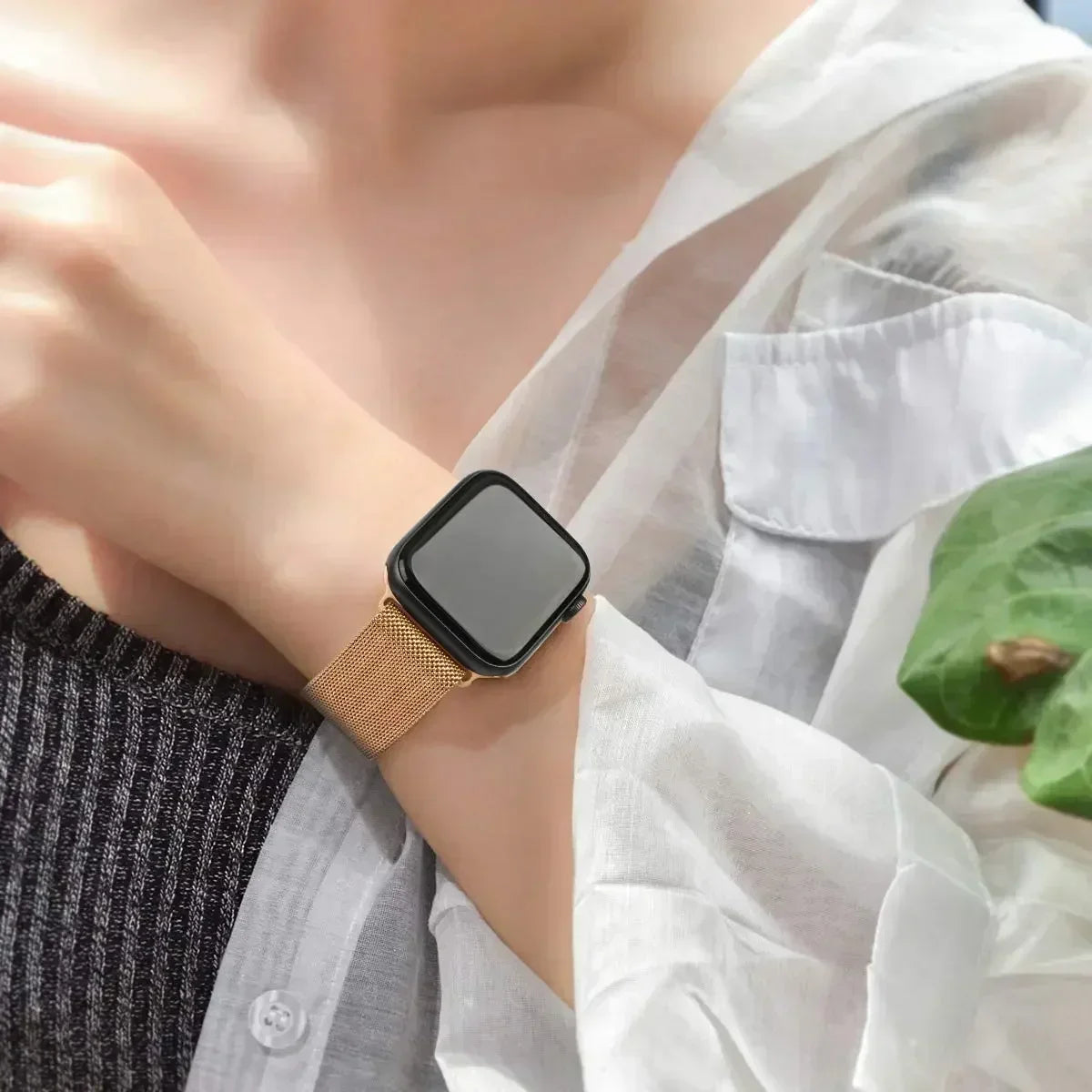 Correa Milanesa Magnética para Apple Watch