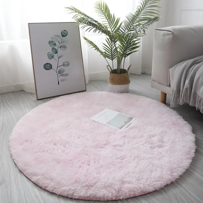 Alfombra de Felpa Suave – 5cm Plush para Hogar y Dormitorio