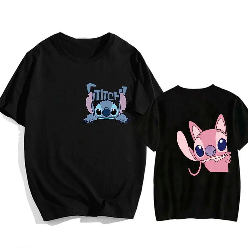 Camiseta Casual MINISO – Estampado de Dibujos Animados, Cómoda y Ligera 👚✨