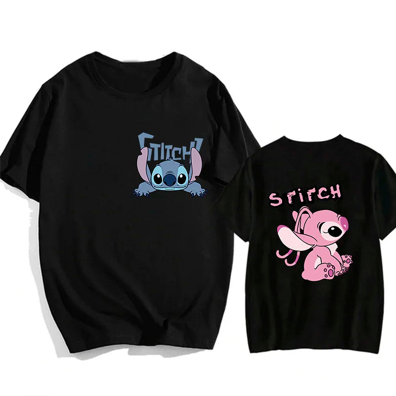 Camiseta Casual MINISO – Estampado de Dibujos Animados, Cómoda y Ligera 👚✨