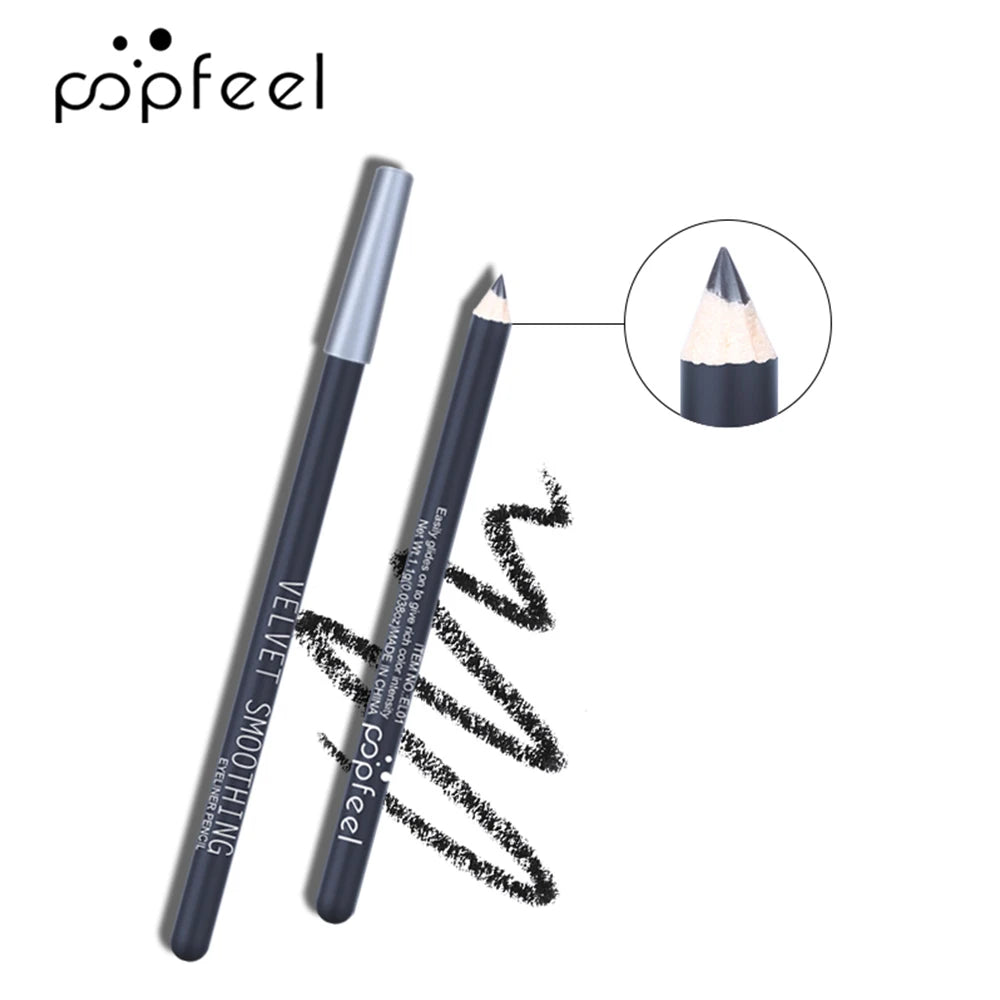 Set de Maquillaje Popfeel – Paleta de Sombras, Delineador, Máscara y Lápiz de Cejas