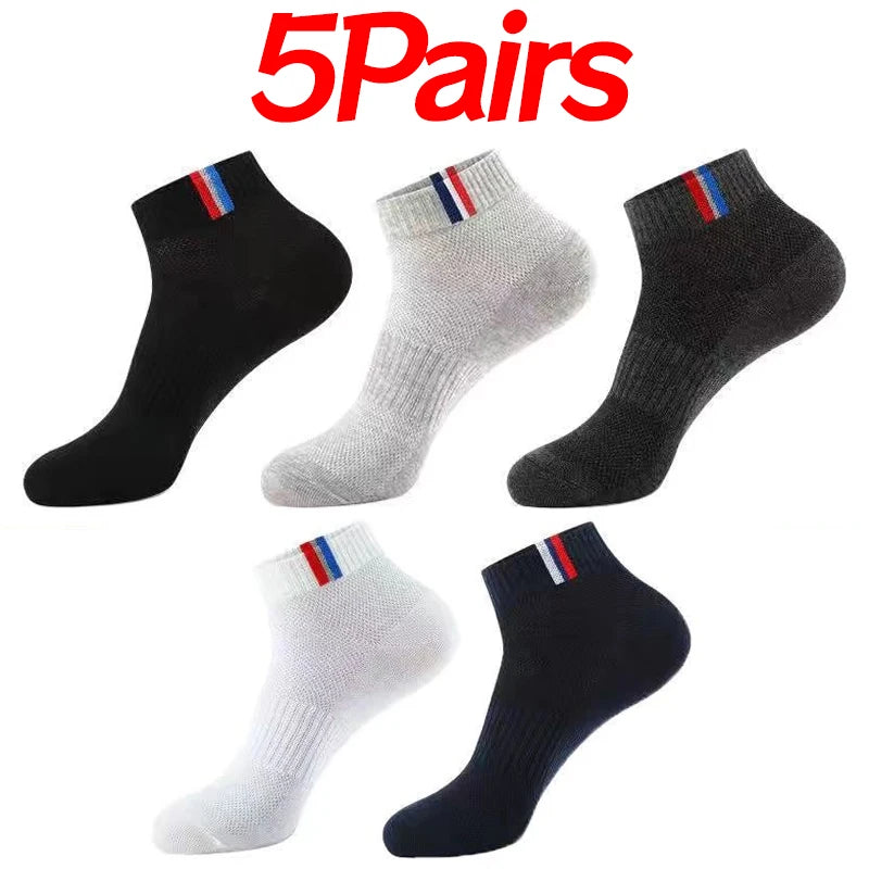 Medias Casuales NoEnName_Null – Tobillo Bajo (Pack 5) 🧦