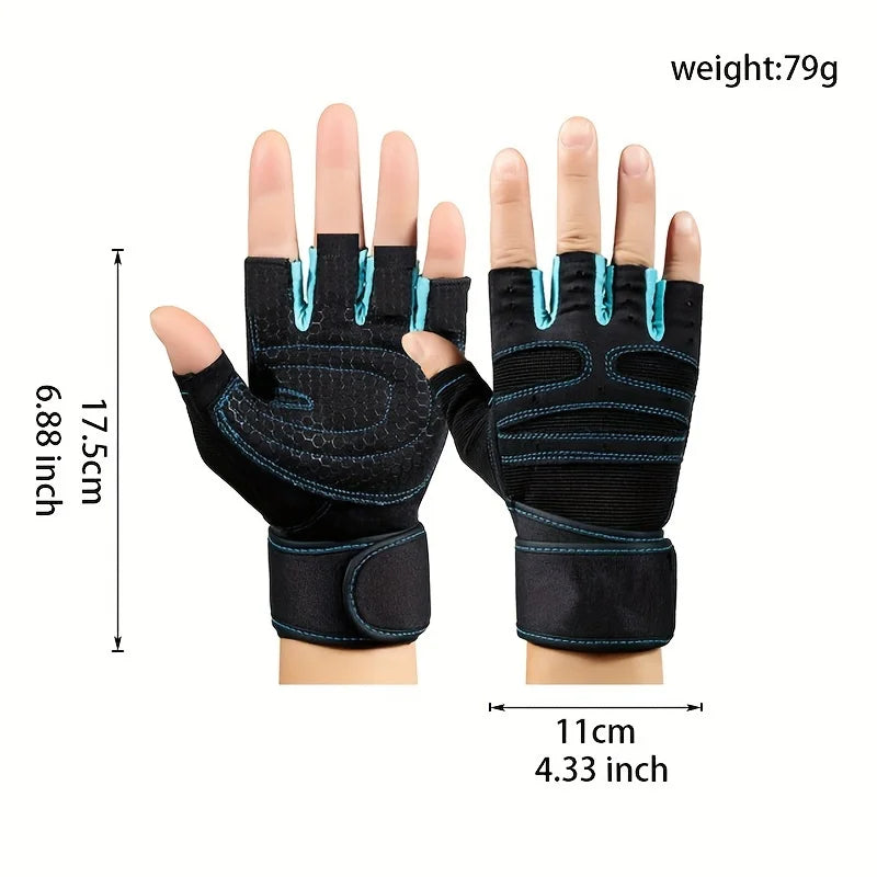 Guantes Deportivos de Medio Dedo – Ciclismo, Gimnasio y Entrenamiento