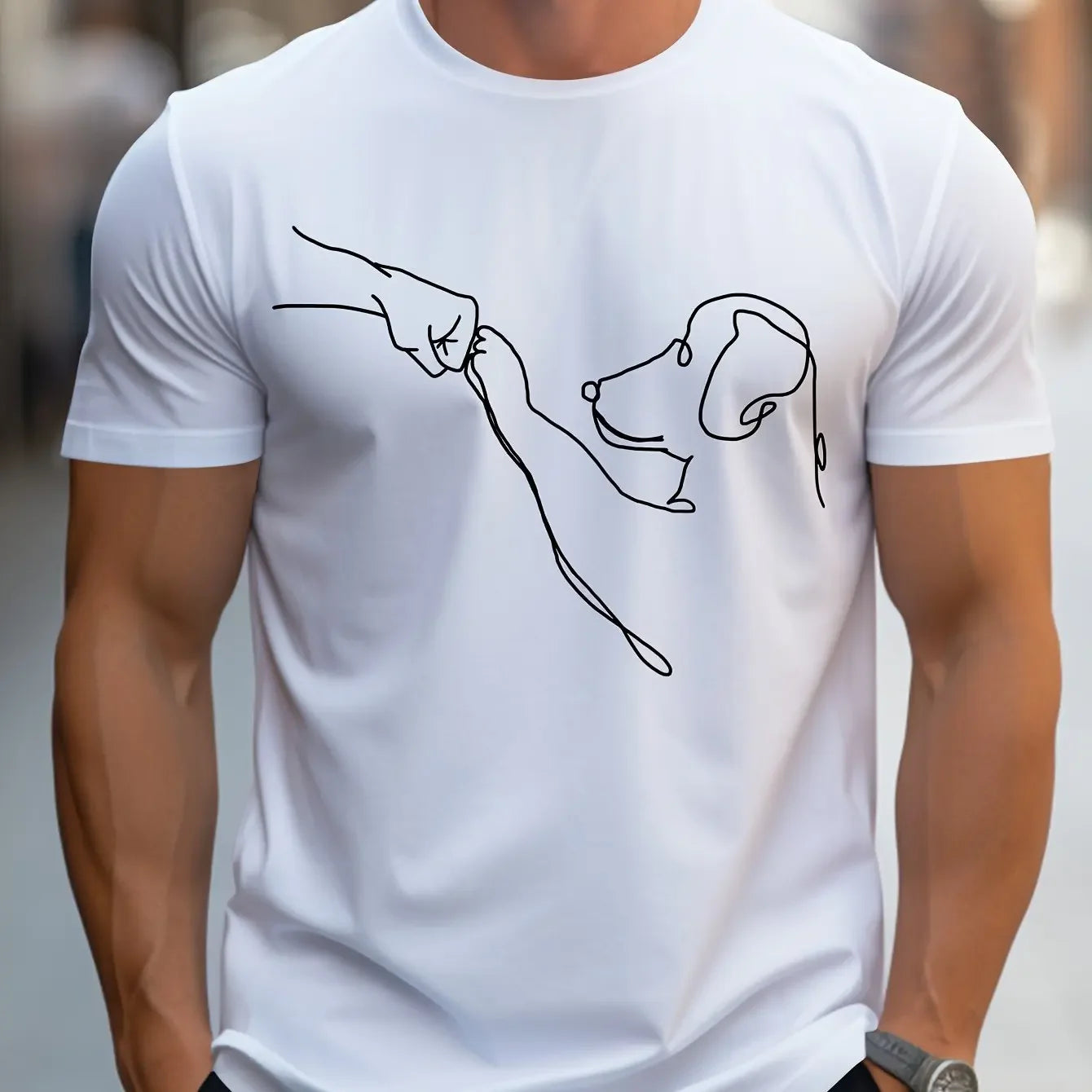 Camiseta Ligera de Hombre – Transpirable y Casual para Verano 👕☀️