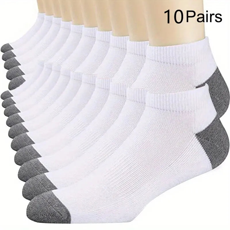 Par de Calcetines Tobilleros de Algodón para Hombre – Pack de 5 Pares