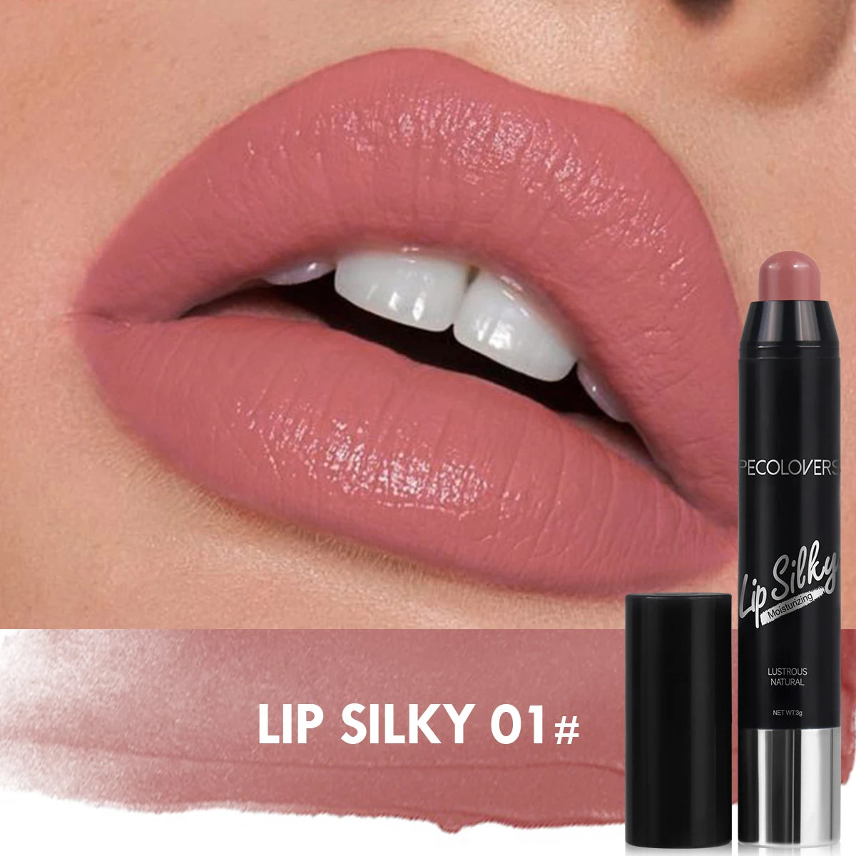 Lápiz Labial Mate Resistente al Agua – Long-lasting Matte Lipstick
