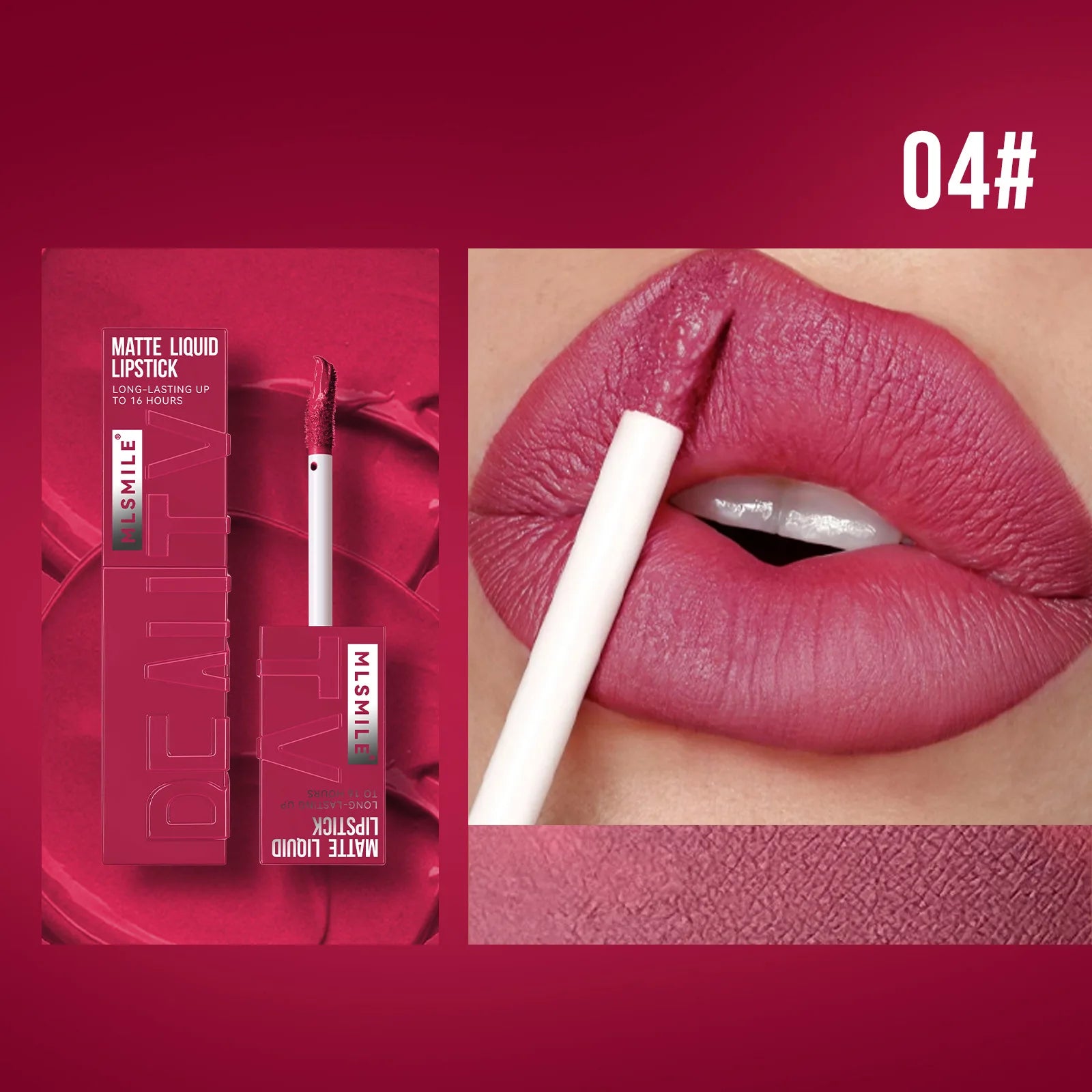 MLSMILE – Brillo labial de 6 colores