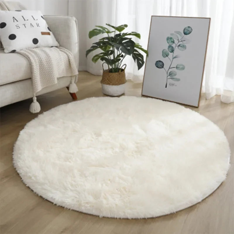 Alfombra de Felpa Suave – 5cm Plush para Hogar y Dormitorio