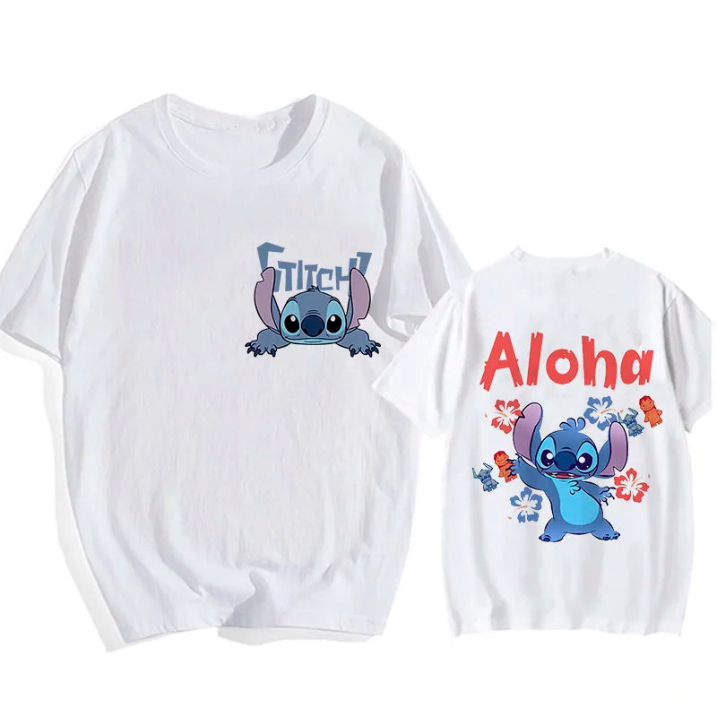 Camiseta Casual MINISO – Estampado de Dibujos Animados, Cómoda y Ligera 👚✨