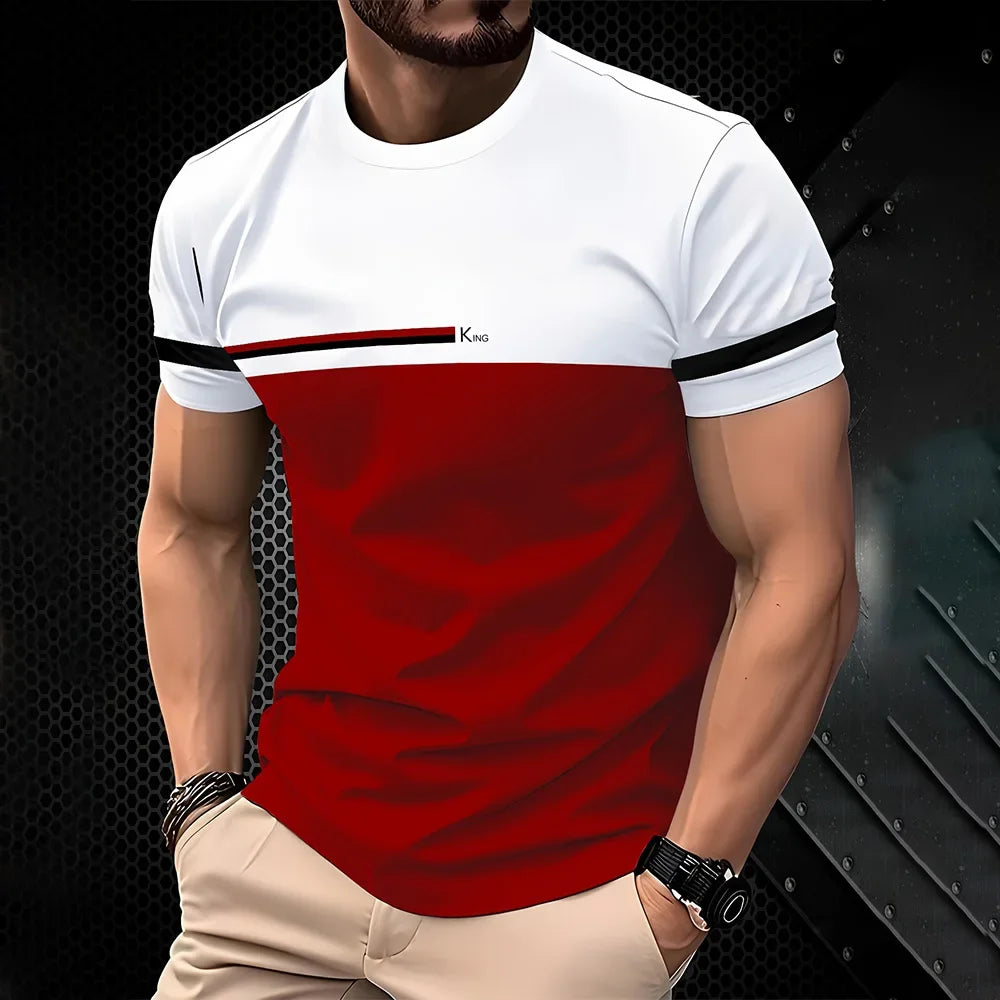 Camiseta Casual de Hombre – Ligera y Transpirable
