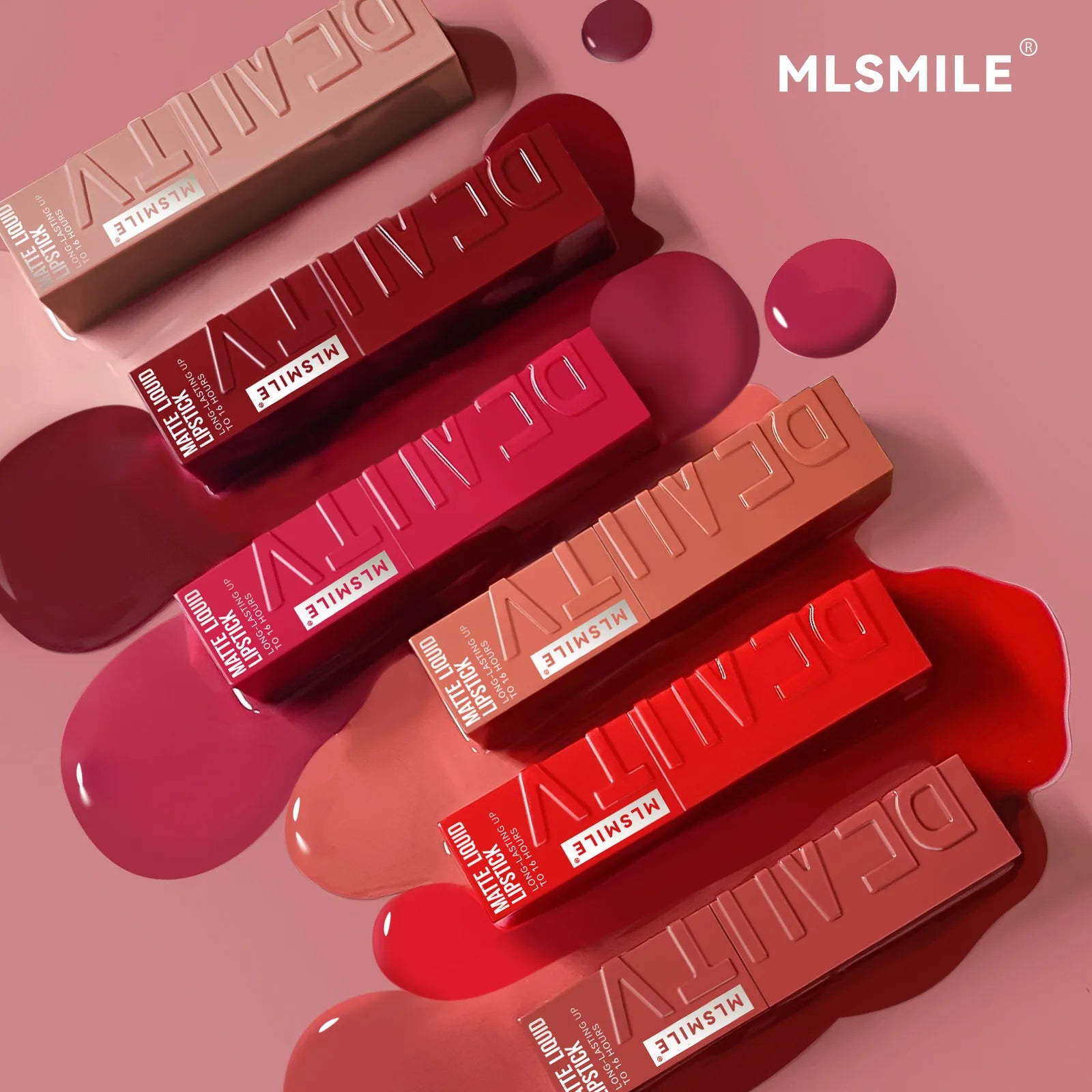 MLSMILE – Brillo labial de 6 colores