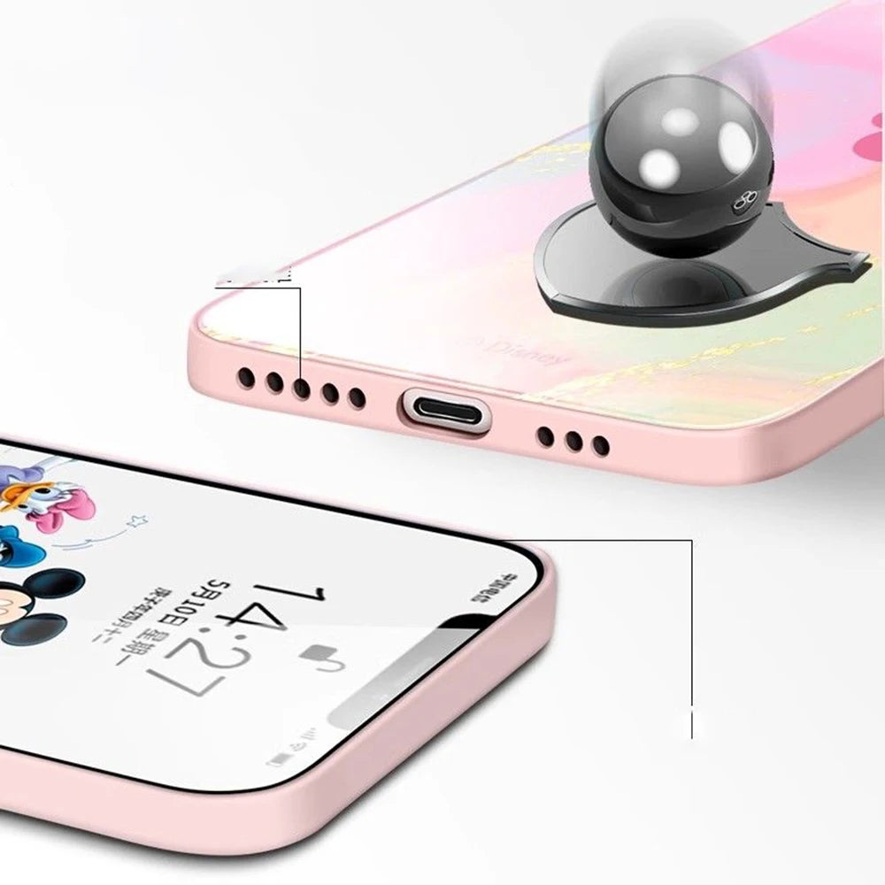 Funda Metálica de Mickey Mouse Disney para iPhone – Protección y Estilo Icónico